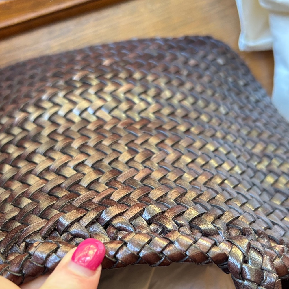 Dragon Diffusion Dark Brown Woven Tote - Picture 3 of 7